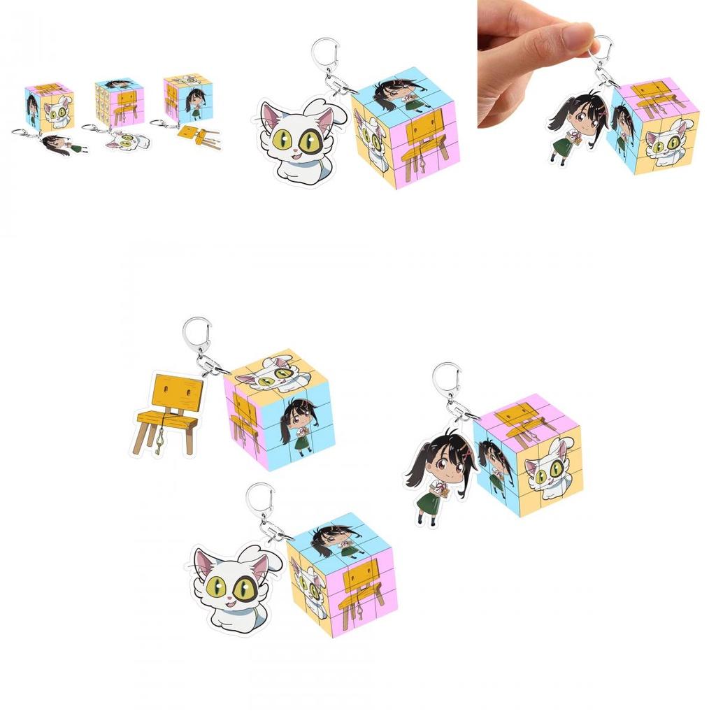 Abs Material Suzume No Tojimari Mini Cube With 5.7cm Size