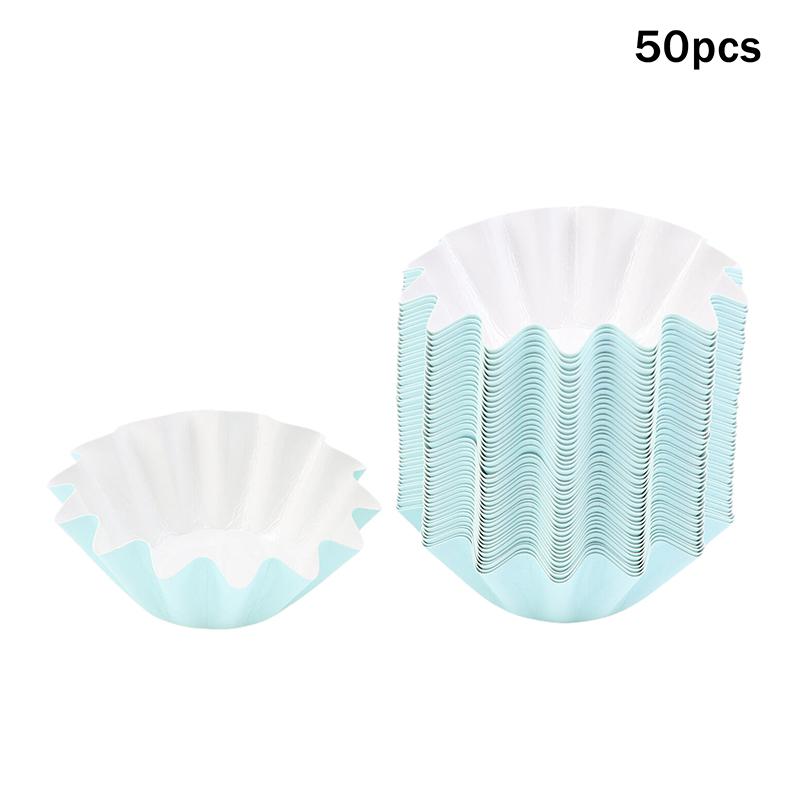 

50Pcs/Set Star Print Cups Snowflake Baking Cake Paper Cups High Temperature Resistant Paper Trays For Weddings Birthdays Parties 50Pcs