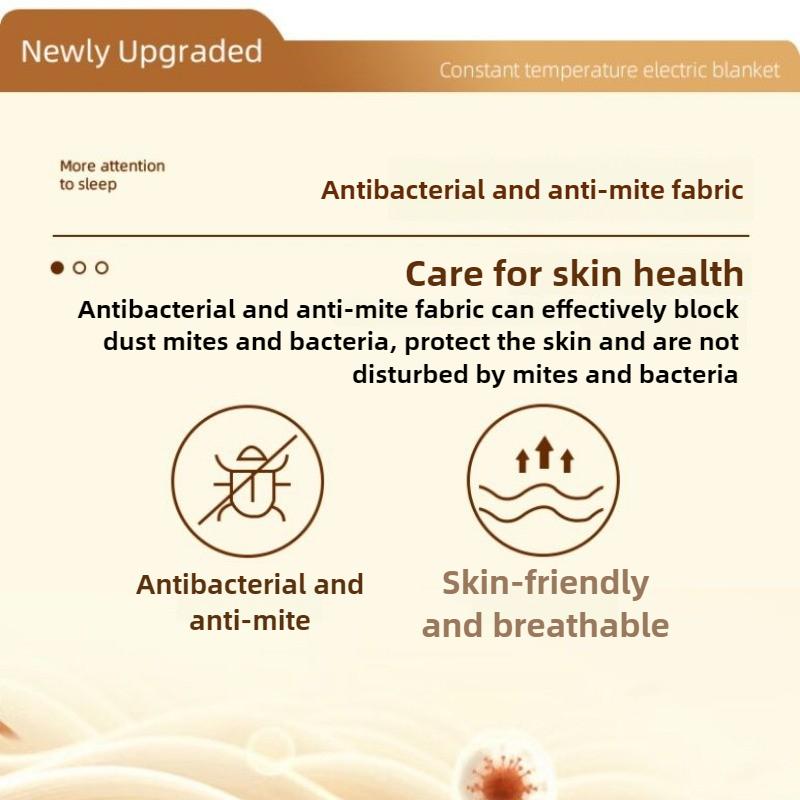 1.5M * 0.5m Electric Blanket Single Massage Bed Small Safe Household Electric Mattress on The Sofa 9-speed Temperature Control