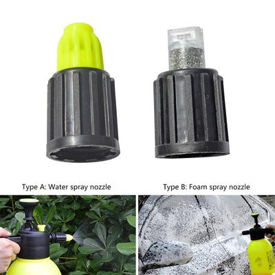 2 teile/satz Wasserschaumdüse Handbetriebene Pumpe Schaumsprüher Autowäsche Manuelle Schaumlanze Düsen Handdruck Gartengebrauch