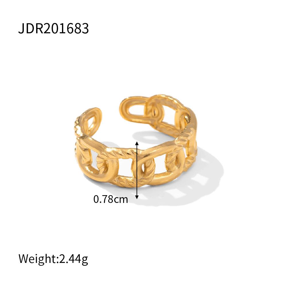 Европейское и американское кольцо из титановой стали со стразами нишевый дизайн кольцо не тускнеет первое кольцо из нержавеющей стали