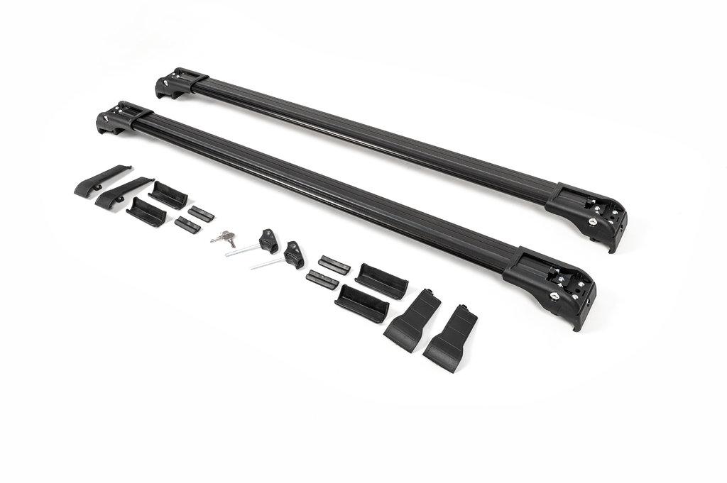 Cross-section Rack for Integrated Roof Rails WingBar (2 Pcs) Black for Ford Connect 2014-2021