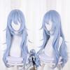 Eileen Neon Genesis Evangelion Rei Ayanami Wig, Disguise Wig for School Festivals [Includes Net]