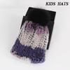 New Winter Child Real Rex Rabbit Fur Beanies Hats Kids Knit Good Elastic Natural Fur Cap Warm Fluffy Genuine Fur Hat
