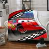Cars Adventure Flannel Blanket Super Soft Warm Cozy Blanket For Sofa Bed Office Travel Allseason Home Decor Gift