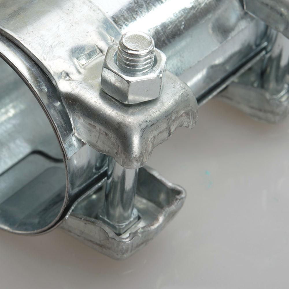 Stainless Steel High Quality Exhaust Tube Pipe Joiner Sleeve Clamp Connector Exhaust Tube Pipe Connector Length 95mm