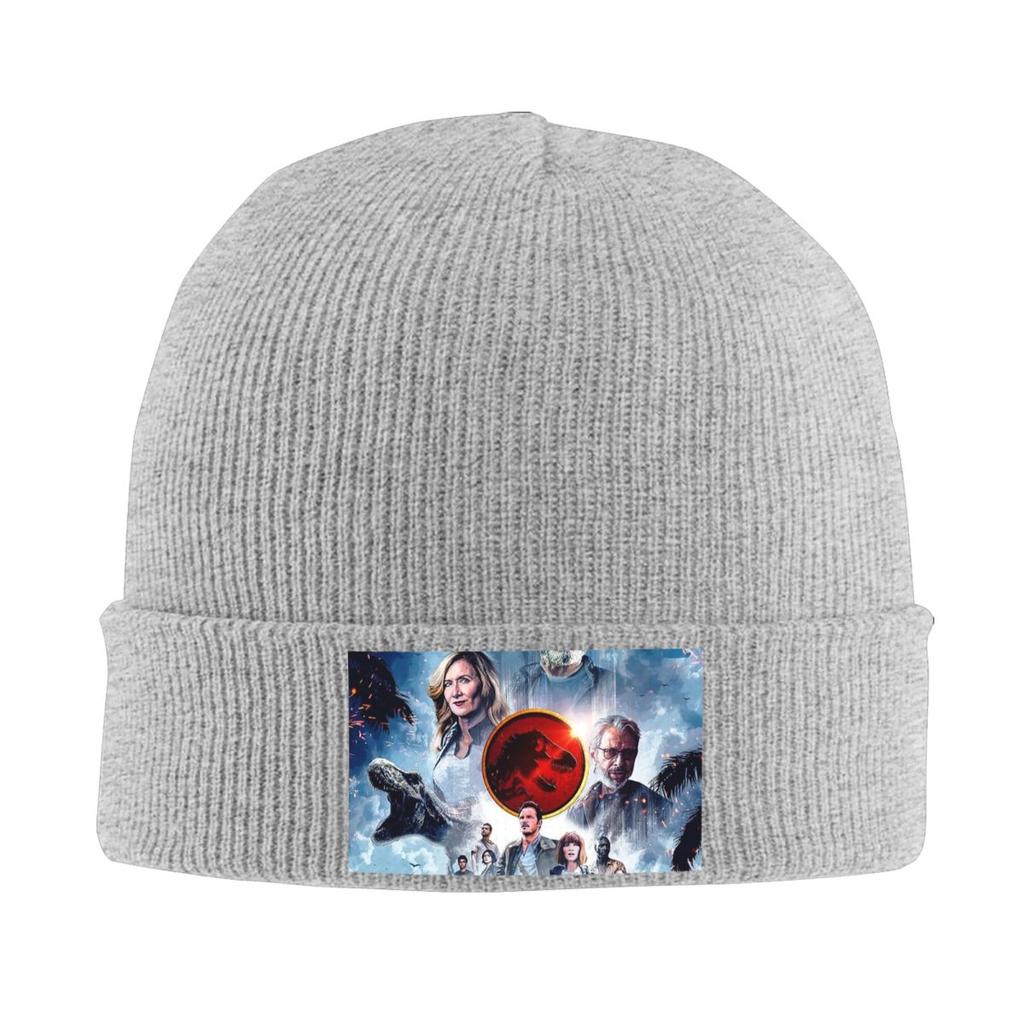 Jurassic World Warm Knitted Cap Winter Knit Bonnet Hat Skullies Beanies Hip Hop Caps for Unisex