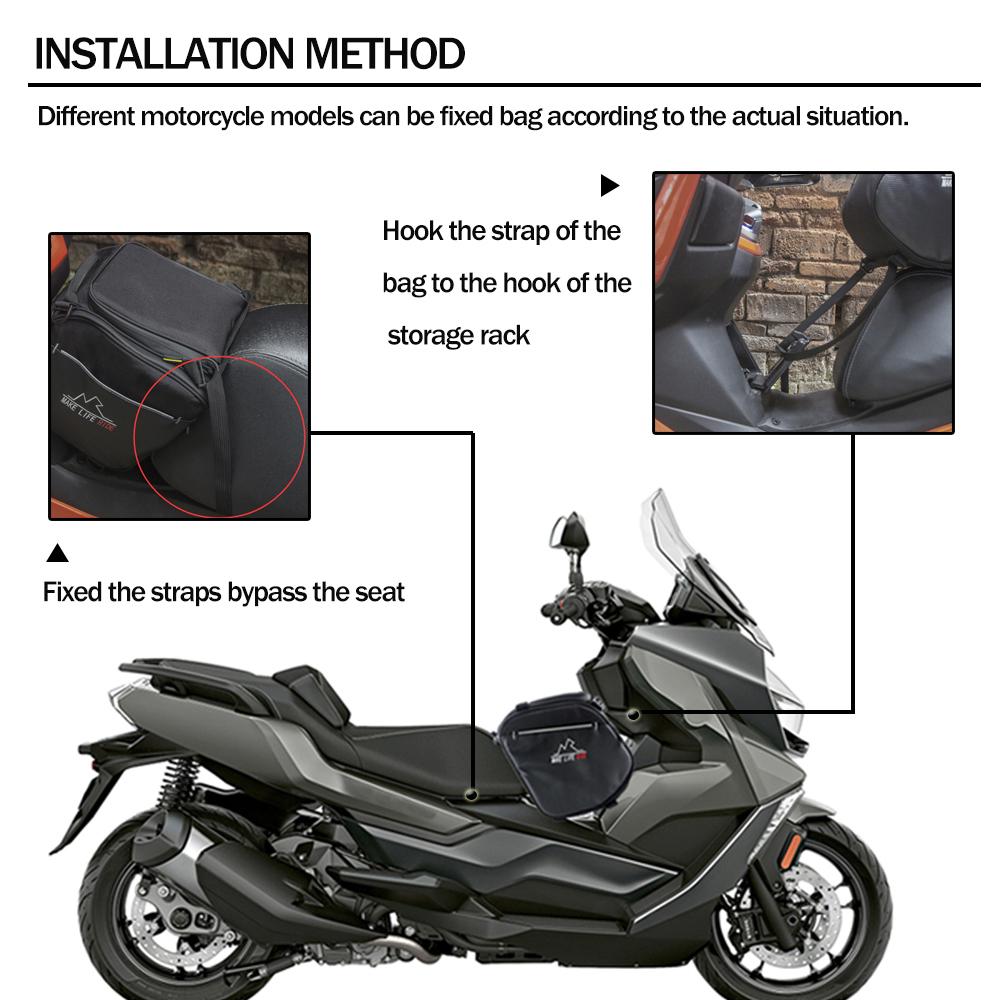 Motorcycle Scooter Pedal Bag Waterproof Outdoor Storage Toolbag For Yamaha X-Max T-MAX N-MAX For Honda PCX XADV For BMW C400GT