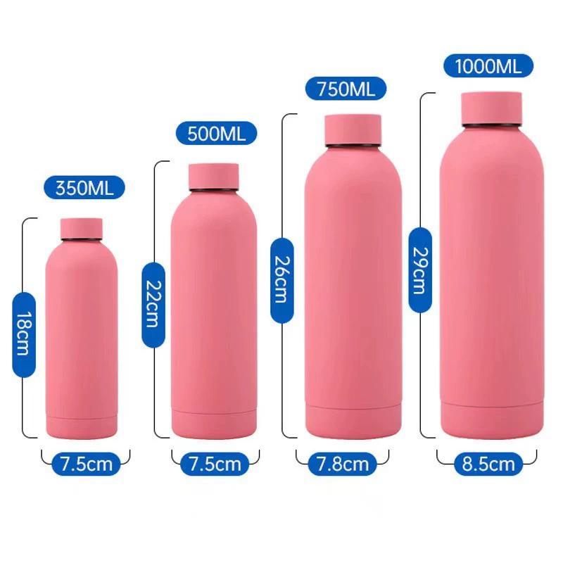 American Small-Mouth Double-Layer Stainless Steel Vacuum Flask Large Capacity Outdoor Portable Sports Water Cup