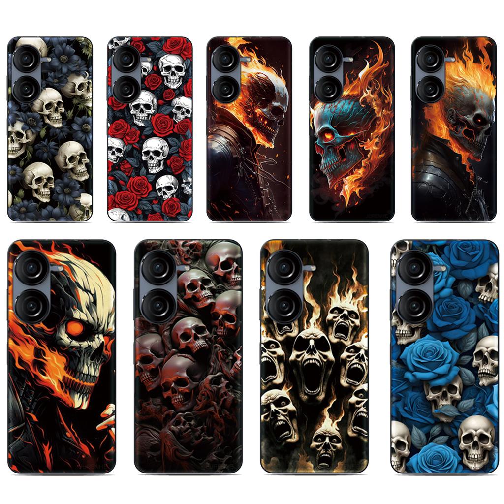 Skull Bone Photo Phone Case For Sony Xperia 1 VIII 10 VII 5 VI V IV III II XZ5 XZ4 XZ3 XZ2 XA1 XA2 Ultra L3 3 4 6 7 8 Back Cover