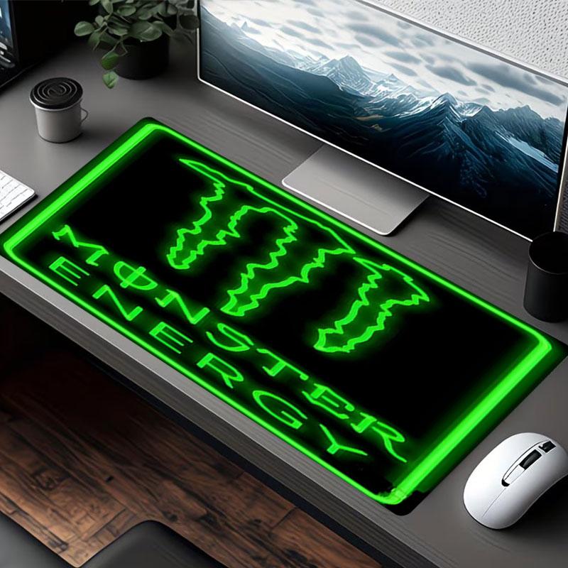 Monster Energy Print Mouse Pad, for Keyboard Pad Laptop PC Mat for Office Home Use, Desk Decor, Perfect Birthday Gift for Gamers