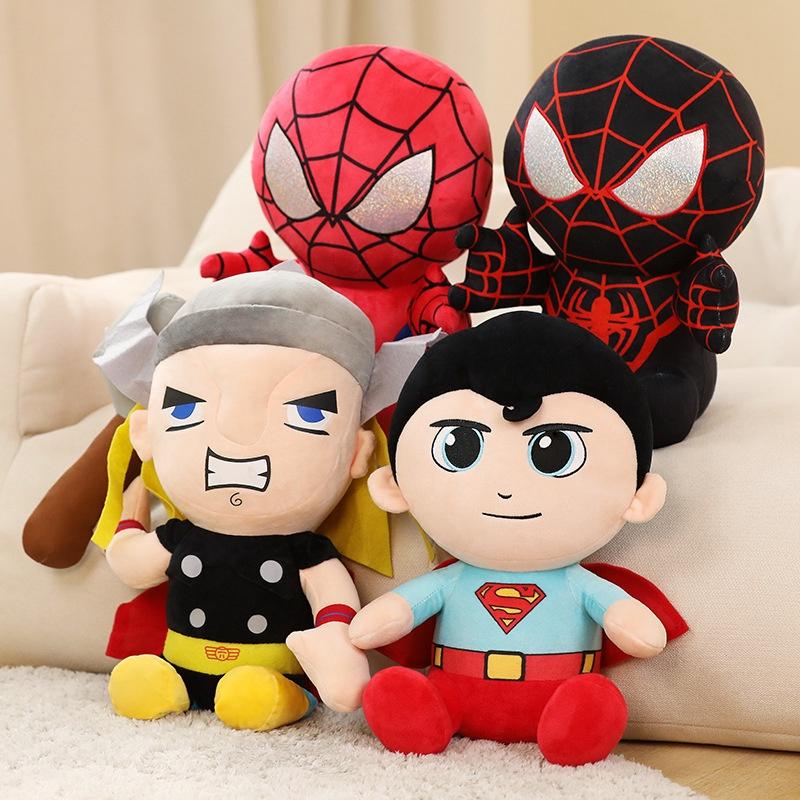 Marvel Avengers Plush Toy Spider-man Superman Thor Q Edition
