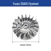 Yusen 2500S Chainsaw Parts: Cylinder, Brake, Pull Cord, Clutch, Air Filter, Carburetor.