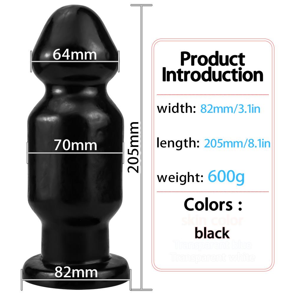 Mushroom Head Anal Plug - Stretching Trainer, Prostate Massager & SM Sex Toy for Men & Women