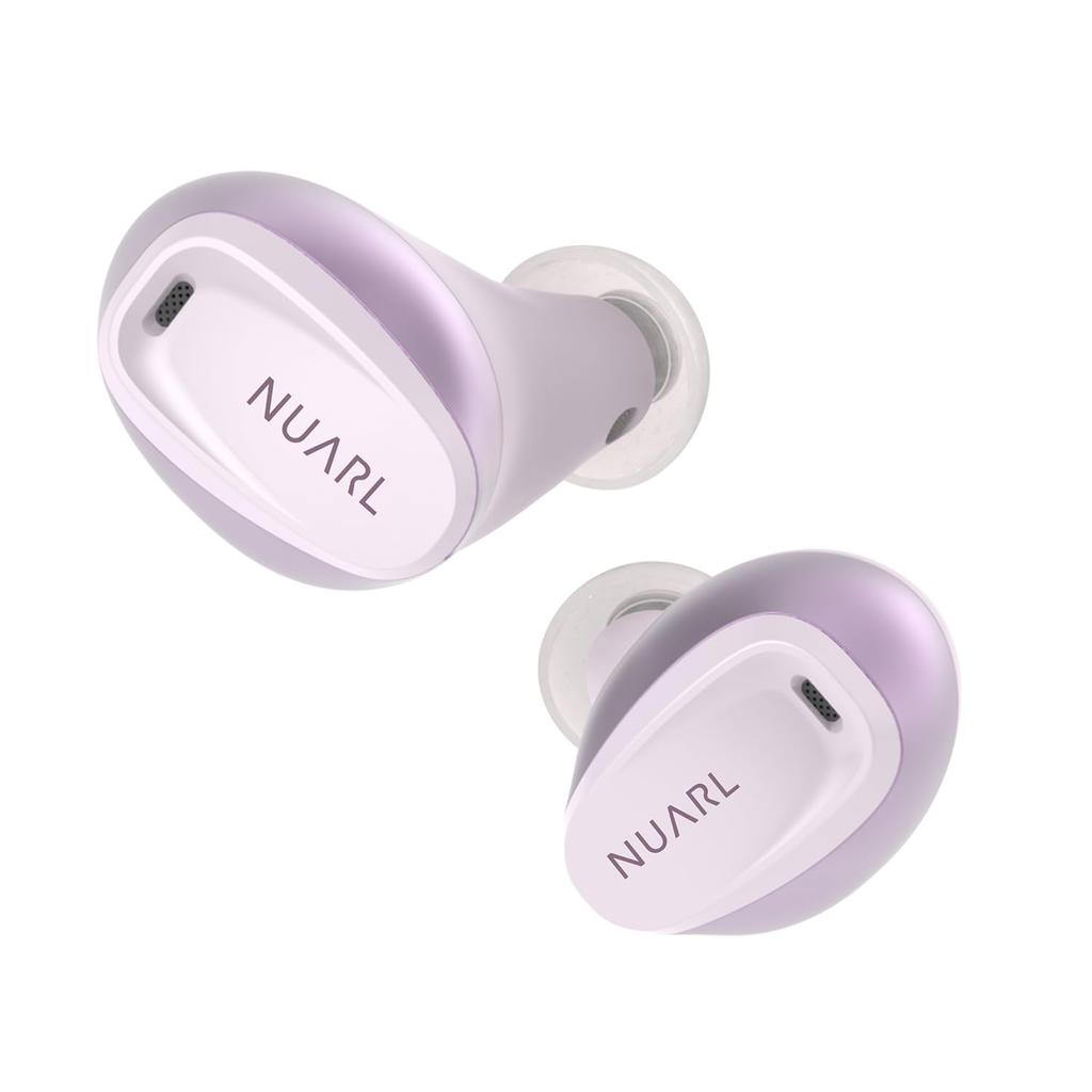 2025 Gold Award NUARL N6 Lite True Wireless Earbuds with Noise Low Gaming Ambient Sound IPX4 and Mic [VGP Winner] Cancellation, Multi-Point, Latency,