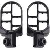 Aluminium Dirt Bike Foot Pegs, Black, Rear, Universal Fit For PW50 PW80 TW200 XR50R CRF50 CRF70 CRF80 CRF100F Dirt Bike