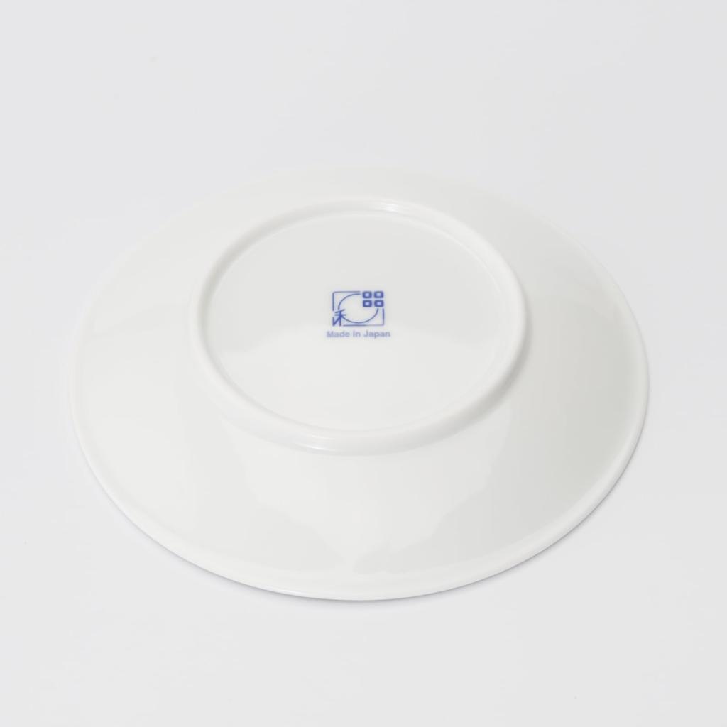 Mino ware plates and side set of approximately 17cm in microwave and dishwasher Romance Onion made in product number plates, 5, diameter, safe,