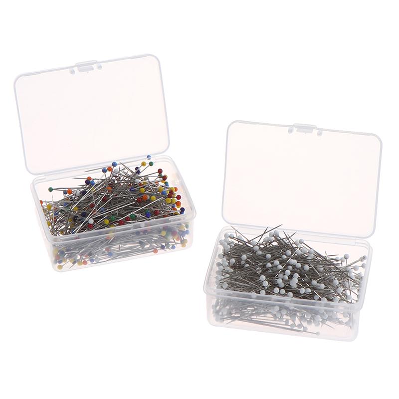 Sewing Pins 38Mm Glass Ball Head Push Quilting Pins For Jewelry Diy Sewing Tool