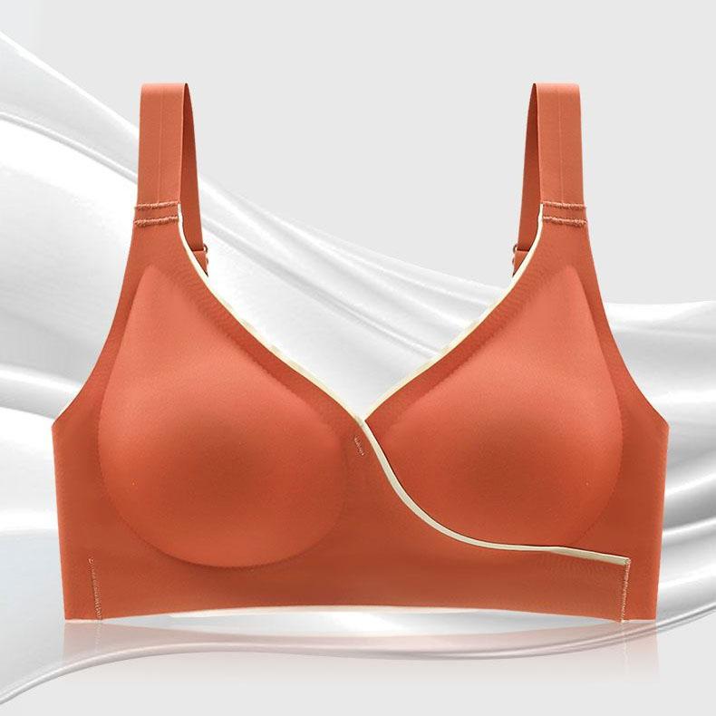 Latexová podprsenka pro ženy Bezešvé spodní prádlo Bez ocelového prstenu Shromážděte Sportovní Krása Push Up Sexy spodní prádlo Bralette Plus Size