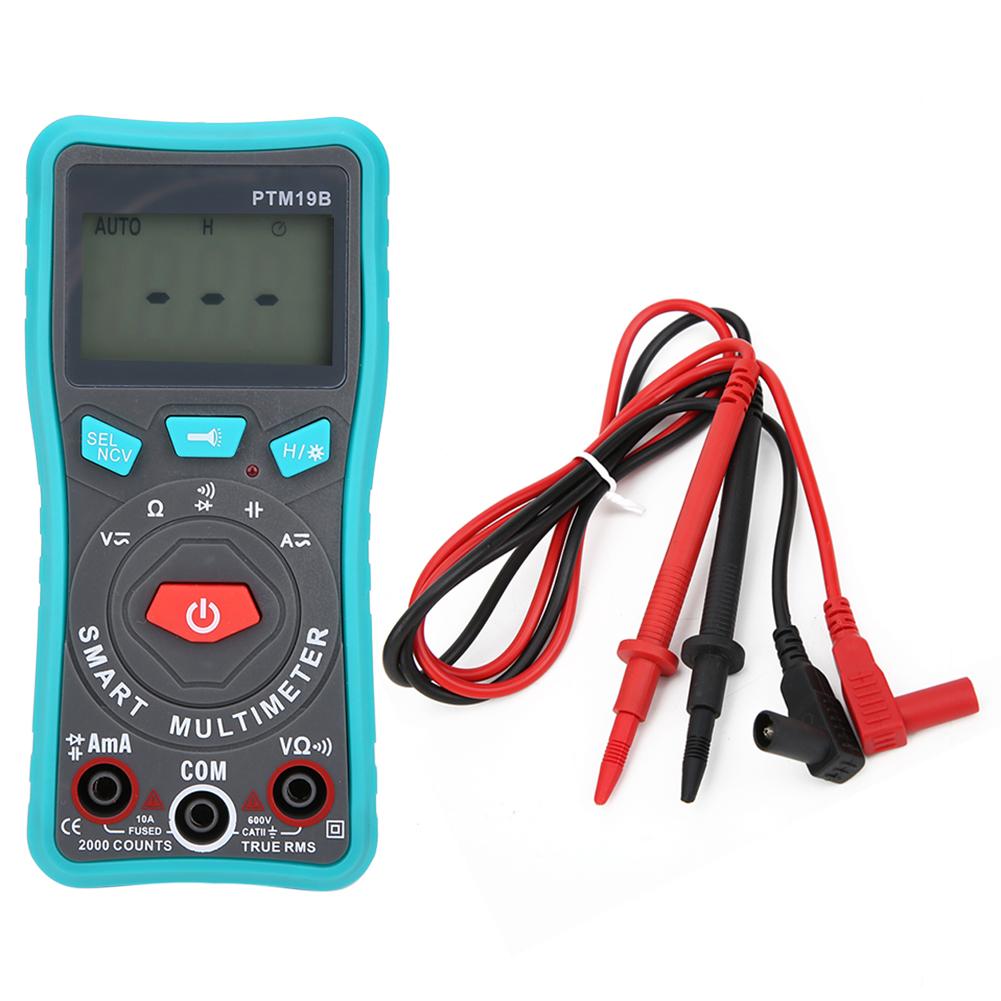 

PTM19B Portable Digtal Multimeter NonContact Voltage Diode Tester Testing Equipment