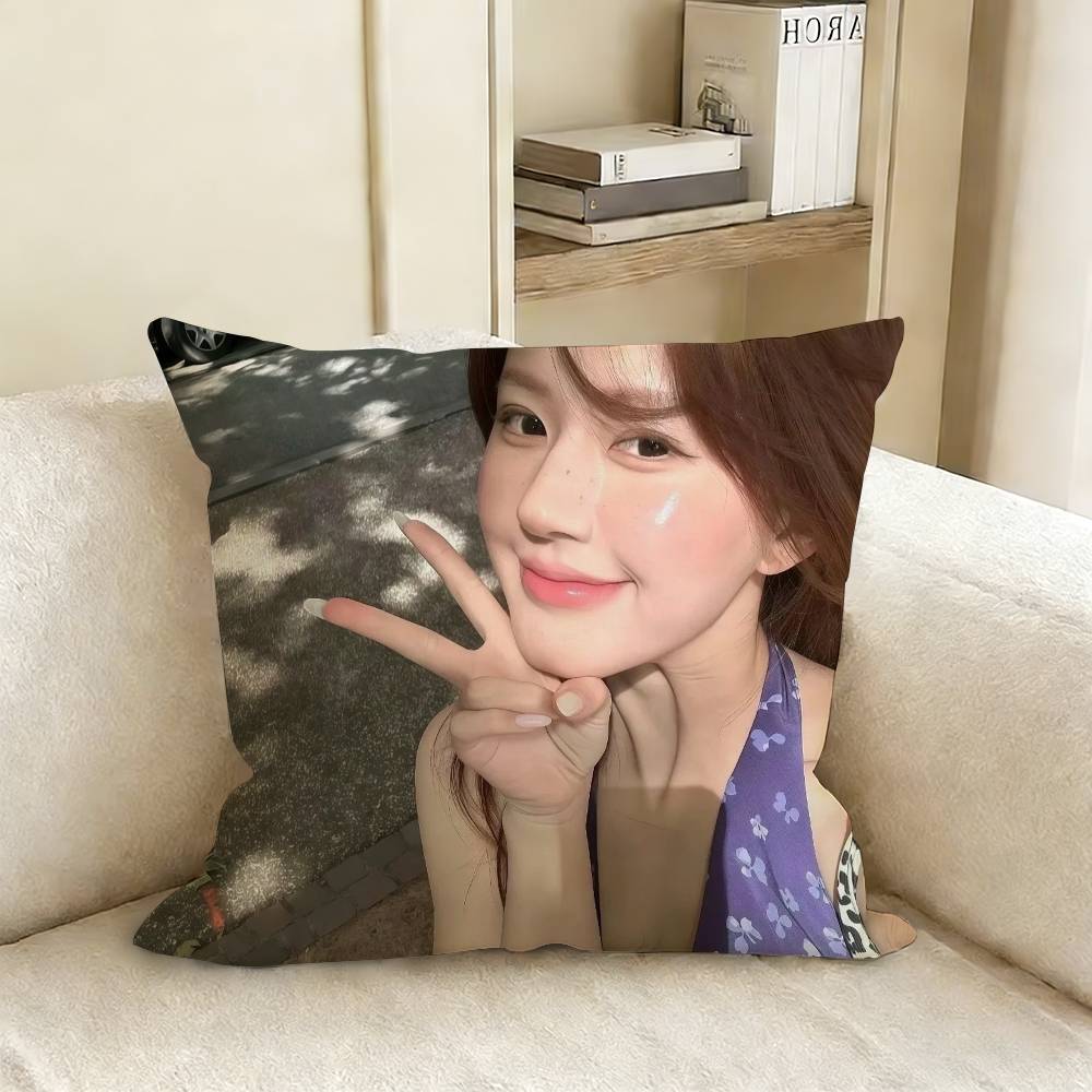 Lusi Rosy Zhao Pillow Case Living Room Sofa Cushion Cover Suitable For Home Bedroom Room Decoration 30x30cm