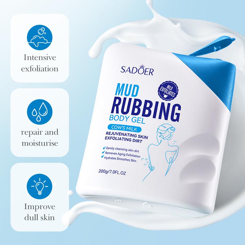 Mud Yubao 200ml SADOER Cleansing Pores Body Cleansing Scrub