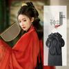 Wei Jin Style Hanfu Headdress Wig Bun with Hair Accessories