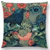 Dark Augury Bird Sofa Pillow Case Three Eyes Raven Steampunk Hummingbird Night Princess Lion Owl Cushion Cover
