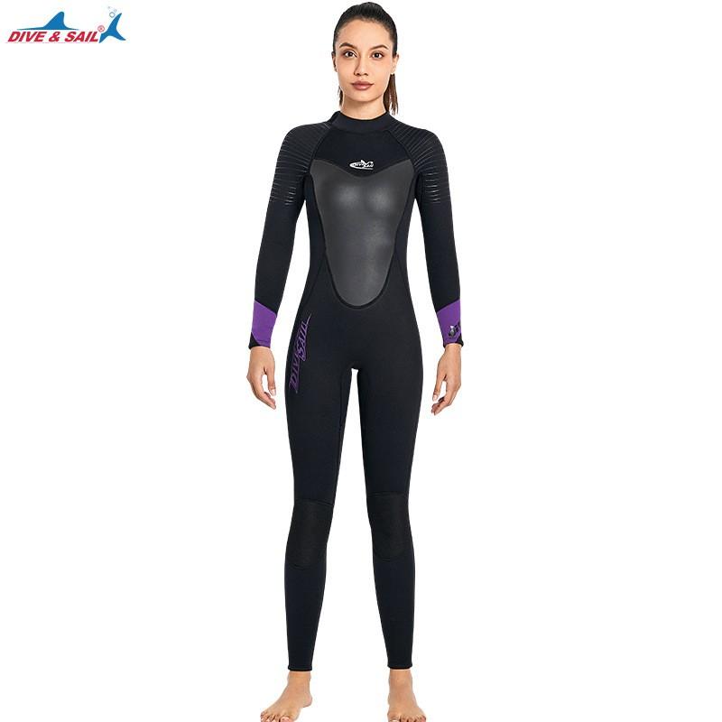 

Diving Suit 3MM Long-sleeved One-piece Warm Wet Men s Cold-proof Surfing Snorkeling Swimming Pants L