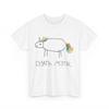 Death Metal Unicorn Sarcastic Heavy Metal Humor White TShirt