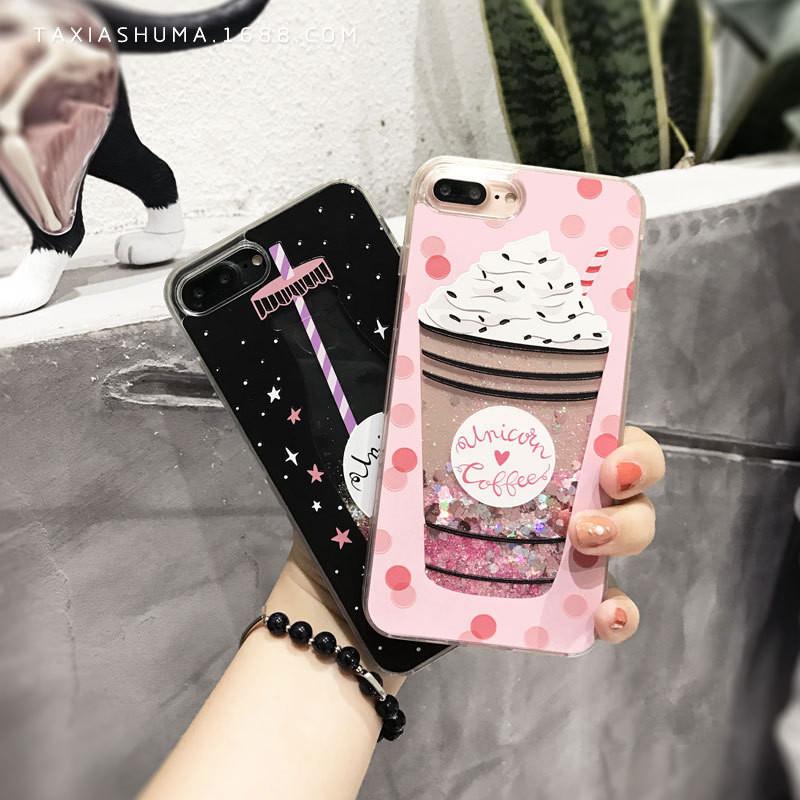 Unicorn Ice Cream Perfume Bottle Pattern Phone Cases For Iphone 6 6s 7 8 Plus