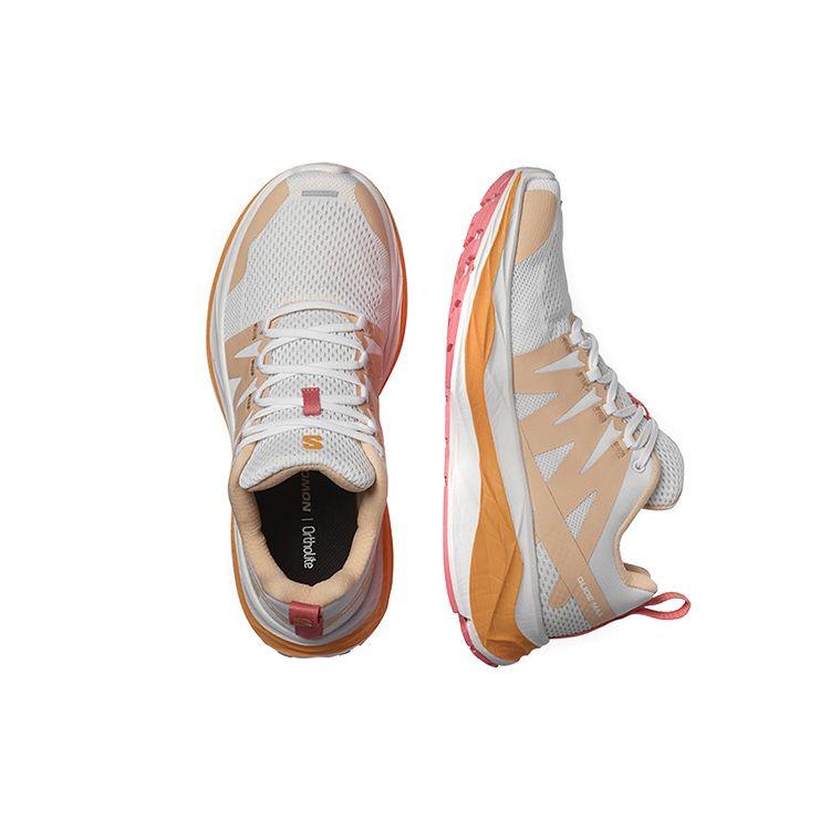 Salomon Phantasm Comfortable Versatile Shock Absorbing Low Top Running Shoes Unisex Running Shoes White Orange 417689