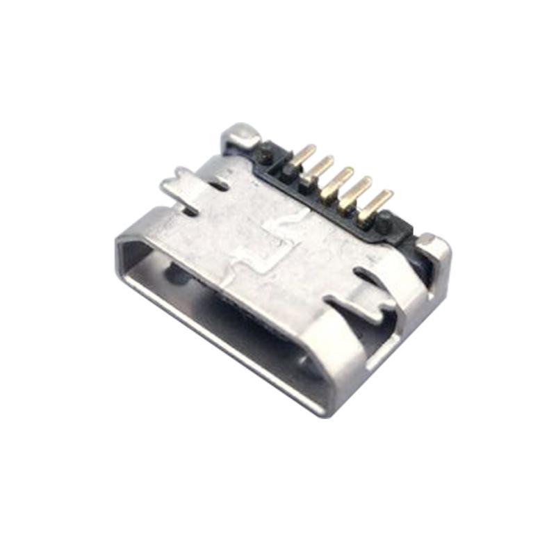 Micro USB Female Connector 2P/5P SMD Vertical Socket, Android Charging Port