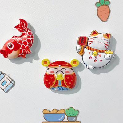Forma na ledničku Lednička Kočky Neblednoucí Rozkošné zpracování 3D tvarové magnety pro kancelář