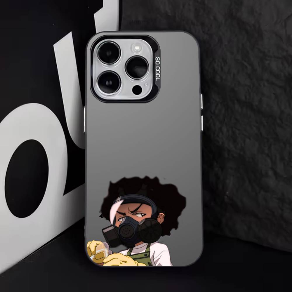 

The B-Boondocks Cool Phone Case For iPhone 17,16,15,14,13,12,11,Pro,XS,Max,Plus,Mini,SE4,E IMD Matte Black iPhone15Plus