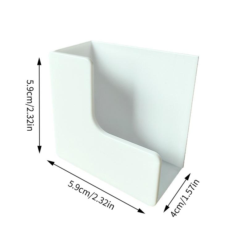 No-Drill Bathroom & Gym Organizer - 2pcs Wall Mounted Scale Holder for Digital Scales, Space-Saving Plastic Storage Rack, Glossy Finish, Shelves