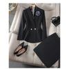 Autumn Waist Slimming Jacket Blazer Pencil Pants Two Piece Set Elegant Women's Office Suit Set Outfits