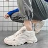 2024Męskie Sneakersy Outdoorowe Buty Treningowe do Tenisa Siateczkowe Casualowe Sportowe Buty do Biegania dla Mężczyzn Sznurowane Buty na Platformie Zapatillas Hombre