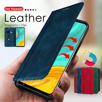 Silné magnetické flipové kožené pouzdro pro Huawei Honor 20 30 Pro Plus 20S 30S 9A 9S 9C 9X 10i 10 Lite 8X 8C 8A 8S Prime Peněženka Měkký TPU zadní kryt na telefon