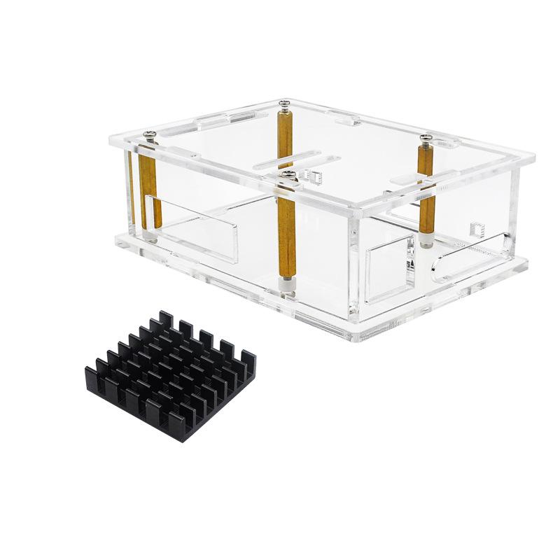 ESP32-P4 Development Board Acrylic Case with Aluminum Heatsink