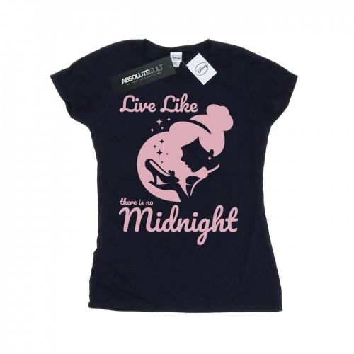 

Disney Princess Womens/Ladies Cinderella No Midnight Cotton T-Shirt XXL білий