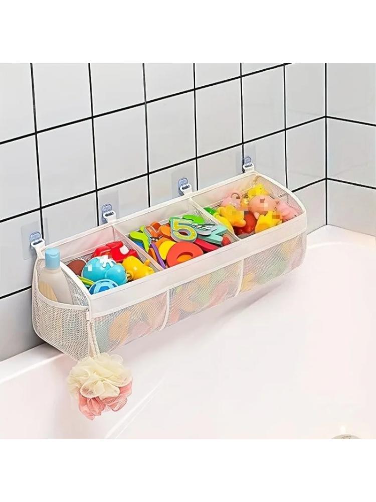Bathroom storage basket, bathtub toy storage