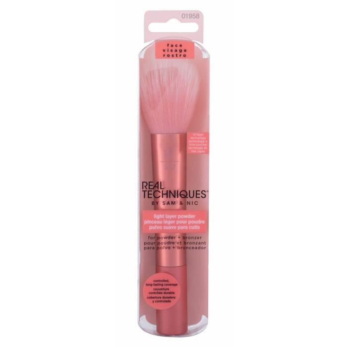 Réel Techniques 1pcs Brosses Lumière Couche Poudre, Brosse