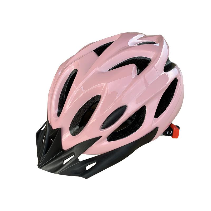 

Men s and Women s Outdoor Cycling Bicycle Roller Skating Road Bike Integrated Forming Helmet one size fits all рожевий