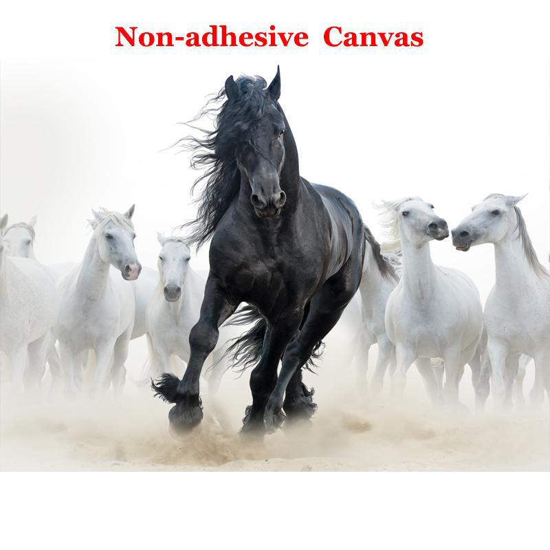 3D Photo Wallpaper Modern Art Black White Horse TV Background Wall Paper Mural Creative Living Room Bedroom Home Decor