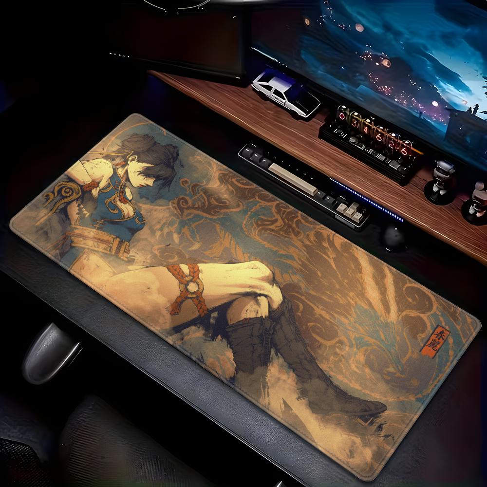 

China s -selling mouse pad Street Fighter Animation Beautiful XXL Game Exclusive MousePads PC Computer pad Non-slip Decor 600x300x2mm
