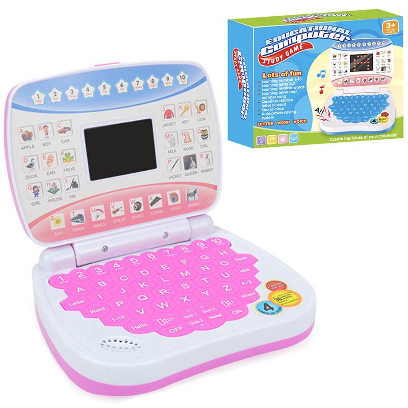 

Kids Laptop Toy Educational Learning Computer with English Keyboard Music Sound Interactive for Children 4-6 Years