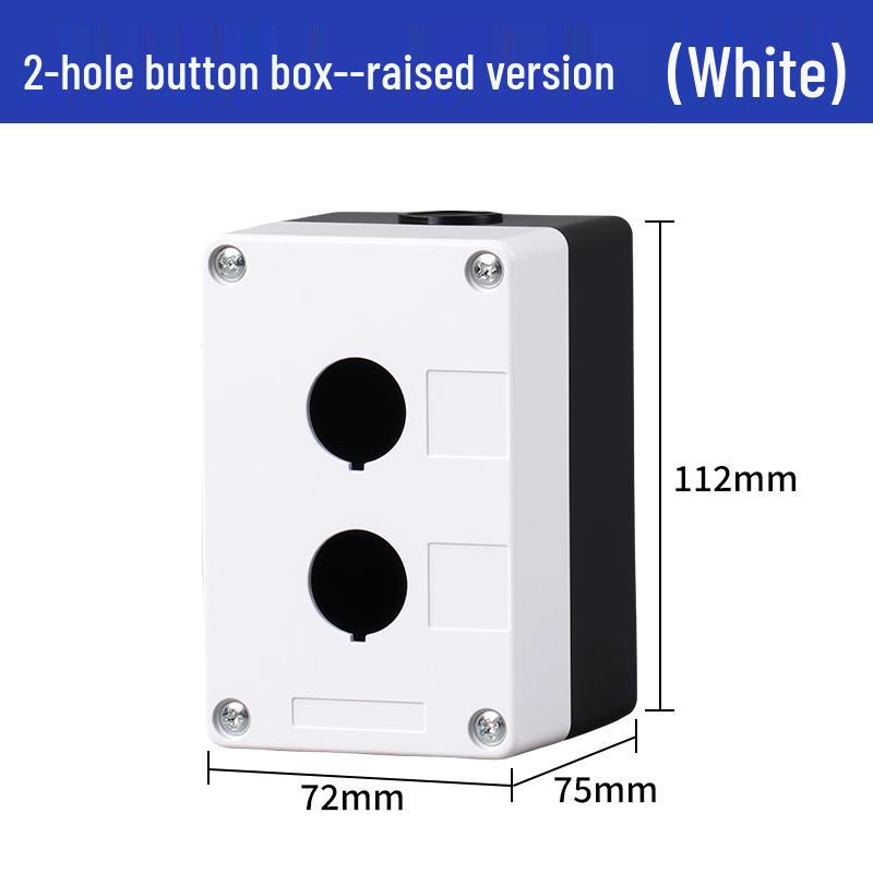 Not-Aus Staubdichte Wasserdichte Steuerbox mit Kontrollleuchte, Positionen 12345 - Taster BX1-5.