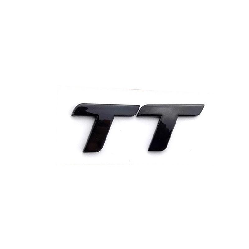 ZLU5 3D A1 A2 A3 A4 A5 A6 A7 A8 Letters Emblem For Car Styling Accessories Car Engine Hood Fender Trunk Tail Rear Decal Badge Sticker