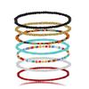 7Pcs Bohemian Women Anklet Round Beads Handmade Barefoot Ankles Bracelets Jewelry for Beach
